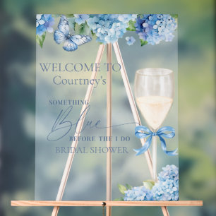 Something new before the I do bridal Shower Acrylic Sign