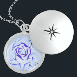 Something New Something Blue Wedding Day Locket<br><div class="desc">A perfect gift for the bride to wear on her wedding day. There is space in the centre to add the date if you want to. This is a gorgeous piece of sterling silver jewellery. There are also matching nail wraps for the bride to wear or to give her bridesmaids...</div>