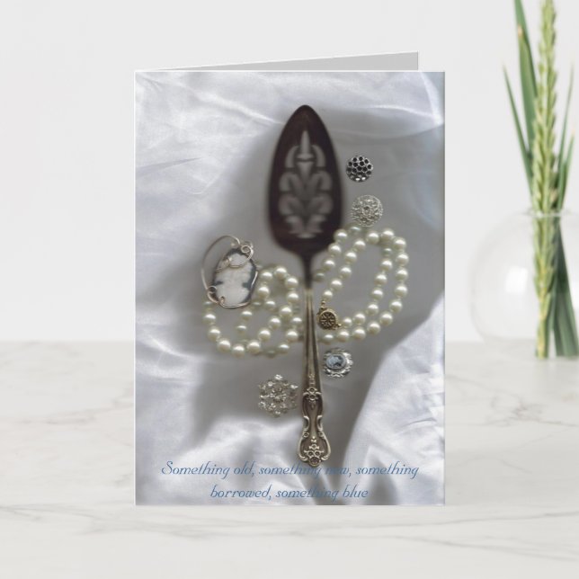 Something old, something new, ... thank you card (Front)