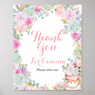 Something Sweet is Brewing Thank you for coming Poster