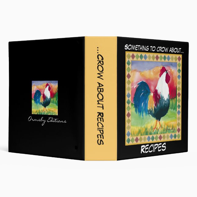Something To Crow About Recipes- Binder (Background)