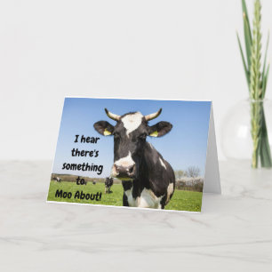 SOMETHING TO "MOO ABOUT" CONGRATS ON NEW HOME CARD