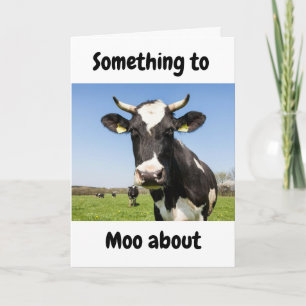 SOMETHING TO *MOO ABOUT* NEPHEW BIRTHDAY  CARD