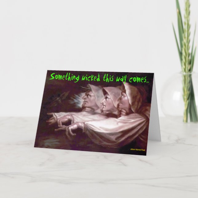 Something Wicked Card (Front)