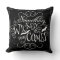 Something Wicked Chalkboard Halloween Pillow