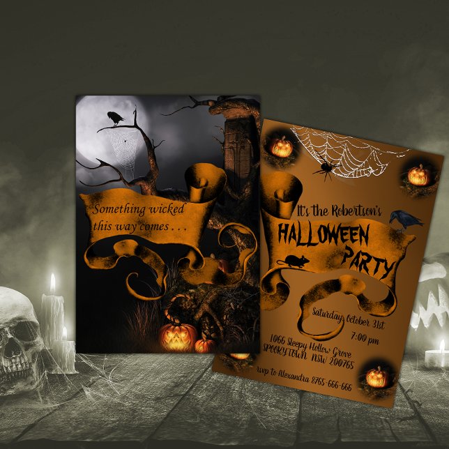 Something Wicked Halloween Invitation (Creator Uploaded)