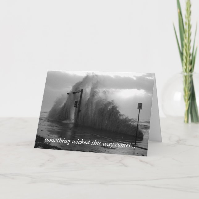 something wicked this way come... card (Front)