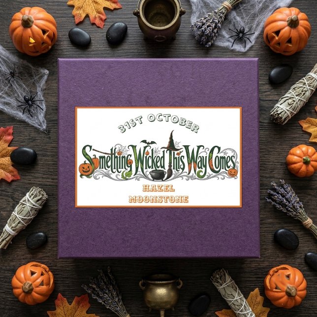 Something Wicked This Way Comes Funky Botanicals  Sticker (Something Wicked This Way Comes Funky Botanicals Rectangular Sticker)
