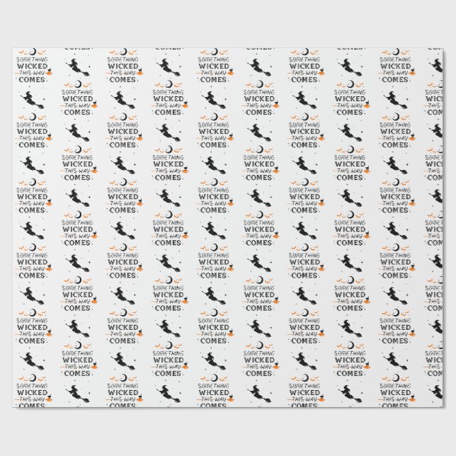 Something Wicked This Way Comes Gift  Wrapping Paper (Flat)