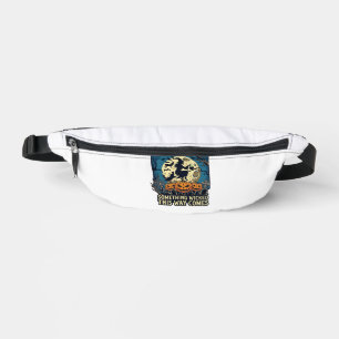 Something Wicked Way Comes Witch Halloween Pumpkin Fanny Pack