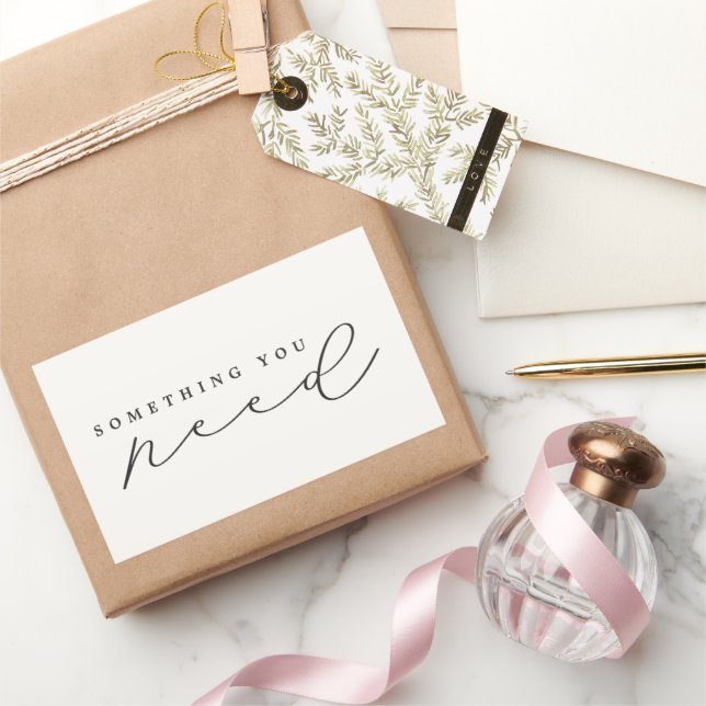 Something You Need Christmas Eve/Christmas Gift Sticker (Gifting)