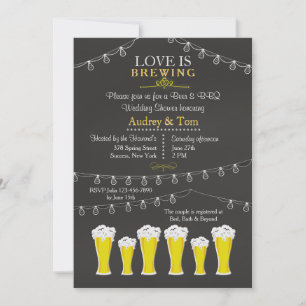 Something's Brewing Customized Invitation