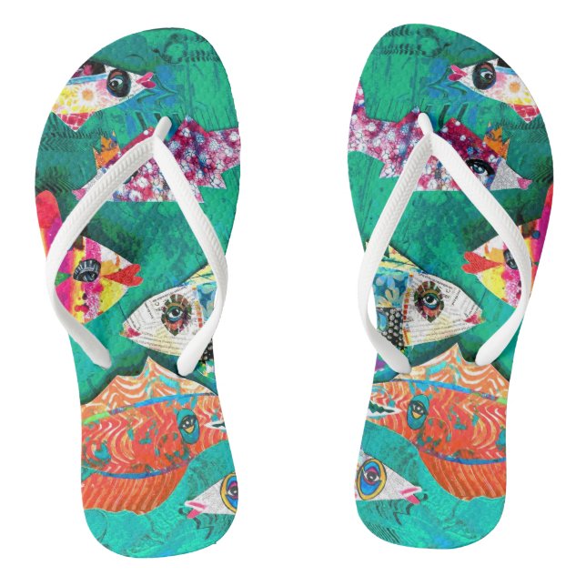 Something's Fishy Flops Flip Flops (Footbed)