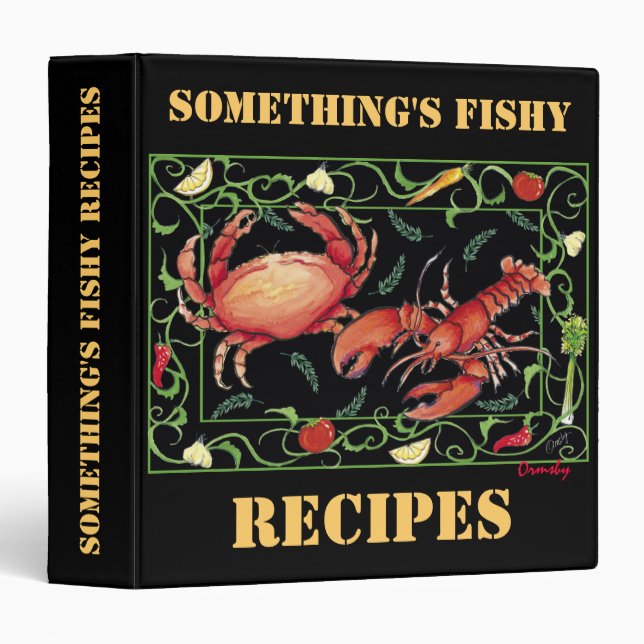 Something's Fishy, Recipes- binder (Front/Spine)