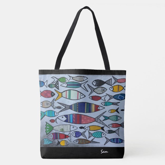 Somethings fishy tote bag (Front)