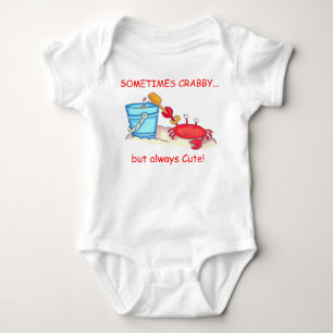 Sometimes Crabby Baby Bodysuit
