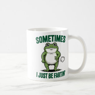 Sometimes I Just Be Farting Frog Christmas Funny F Coffee Mug