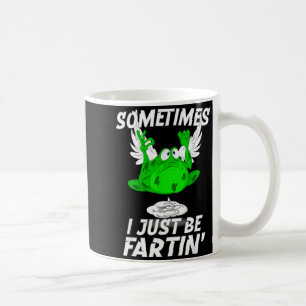 Sometimes I Just Be Farting Funny Vintage Frog  Coffee Mug