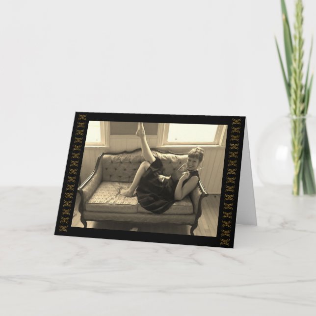 Sometimes I Pretend I'm Time Travelling Card (Front)