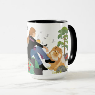 SOMETIMES I SITS AND THINKS Chow - choose style  M Mug