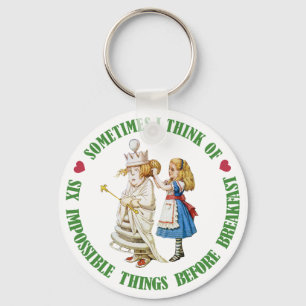 SOMETIMES I THINK OF SIX IMPOSSIBLE THINGS KEYCHAIN