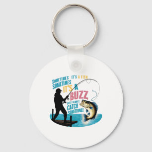 Sometimes It's A Fish  Keychain