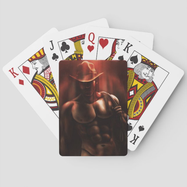Sometimes It's Hell - Cowboy Playing Cards (Back)