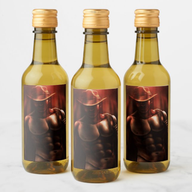 Sometimes It's Hell - Cowboy Wine Label (Bottles)