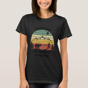 Sometimes Motivation Finds You Bear Funny Runners. T-Shirt