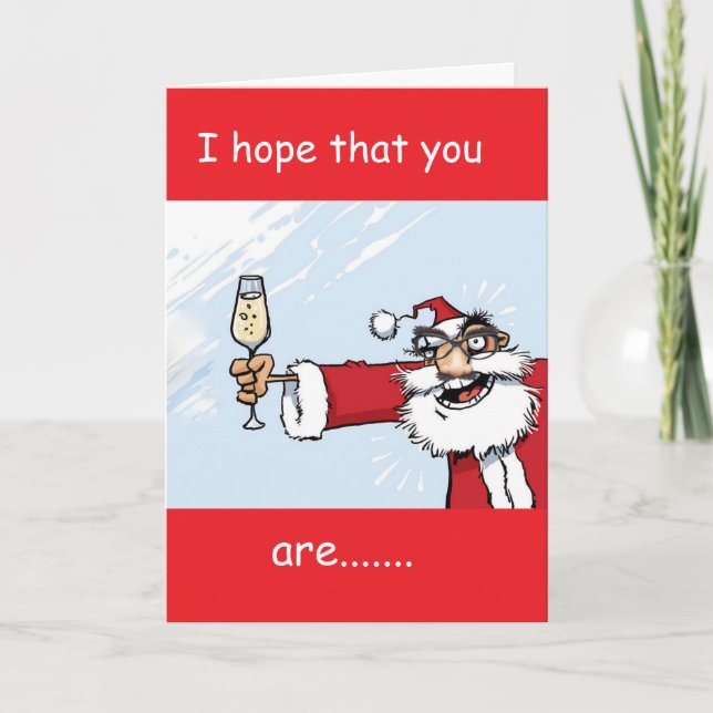 SOMETIMES NICE BUT MOSTLY NAUGHTY!!!!!! HOLIDAY CARD (Front)