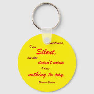 Sometimes Silent Keychain