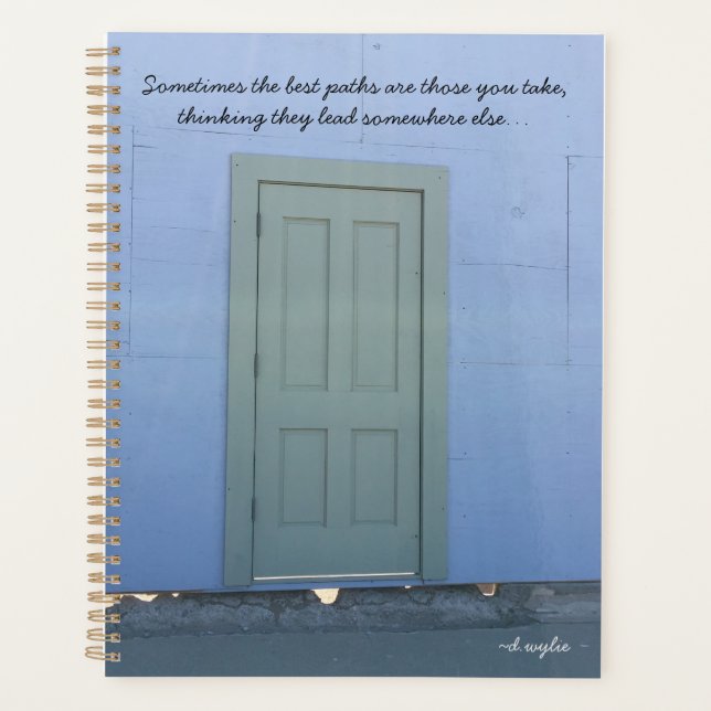 Sometimes the Best Paths - Door to Possibilities Planner (Front)