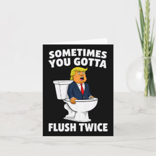 Sometimes You Gotta Flush Twice 3 Card