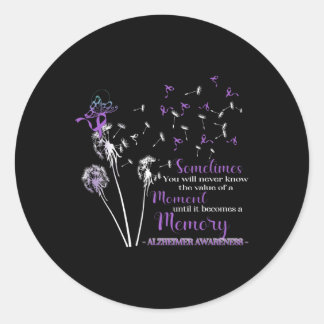 Sometimes You Will Never Know Heimerheimer Awarene Classic Round Sticker
