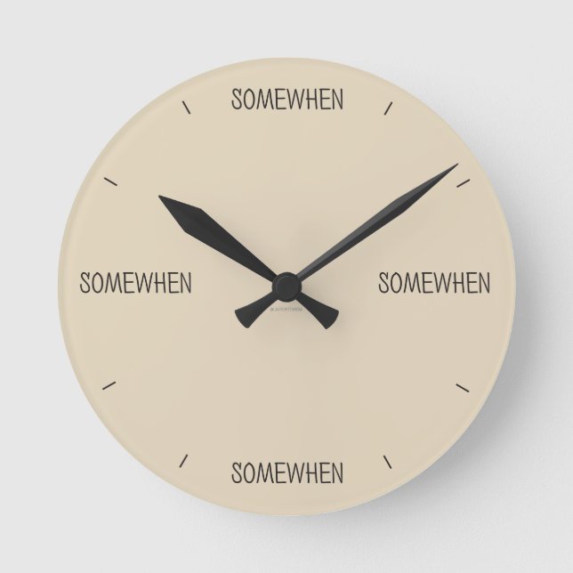 Somewhen Clock (in any colour) (Front)