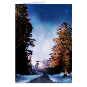 Somewhere Between the Trees Blank Card