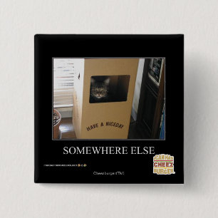 Somewhere Else 2 Inch Square Button