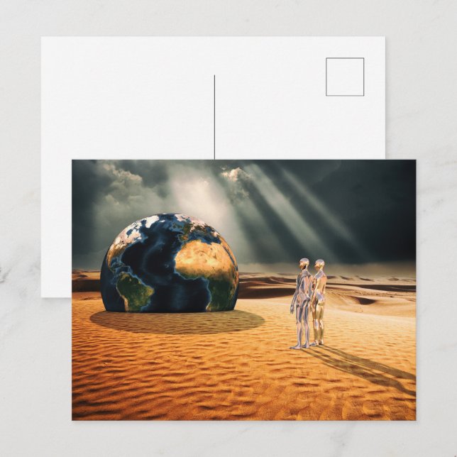 Somewhere Else – Facing the World Postcard (Front/Back)