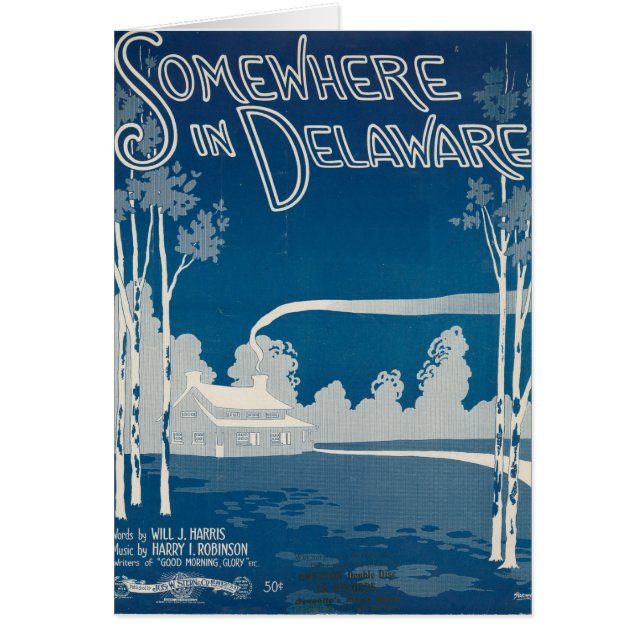 Somewhere In Delaware Card (Front)
