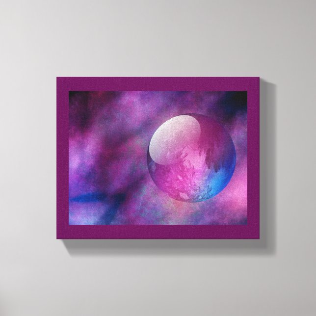 Somewhere in Outer Space Canvas Print (Front)