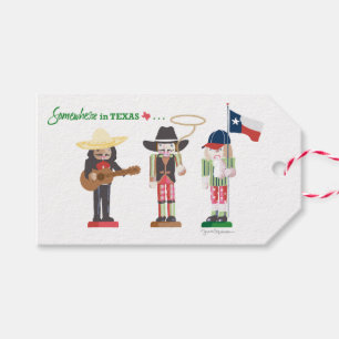 "Somewhere in Texas", Texas Nutcrackers Gift Tags