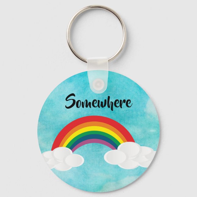 Somewhere Keychain (Front)
