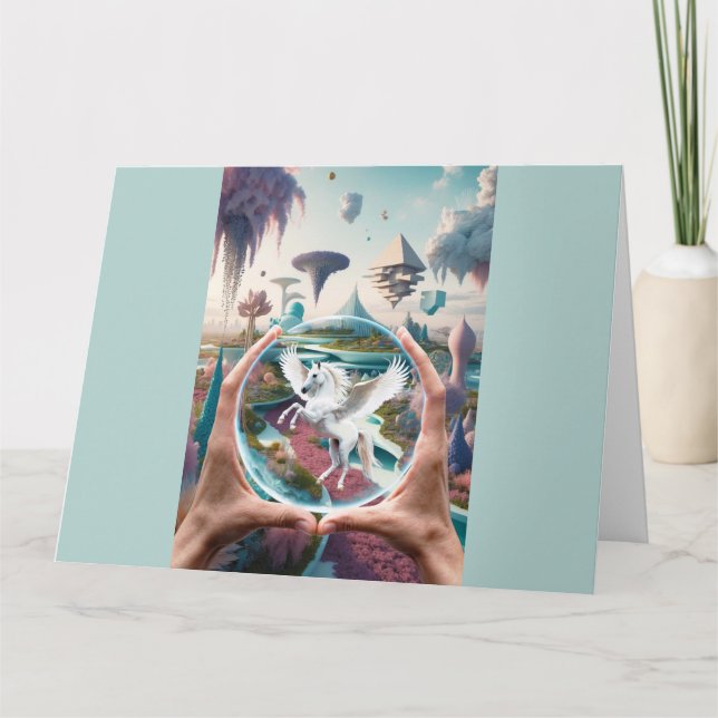 Somewhere Out There - It's Not Make Believe Card (Front)