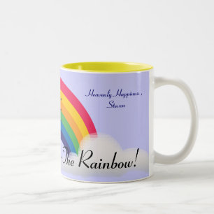 Somewhere Over The Rainbow!-Customize Two-Tone Coffee Mug