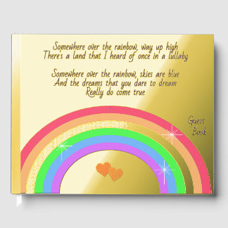 Somewhere Over the Rainbow Guest Book