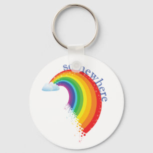 Somewhere Over the Rainbow Keychain