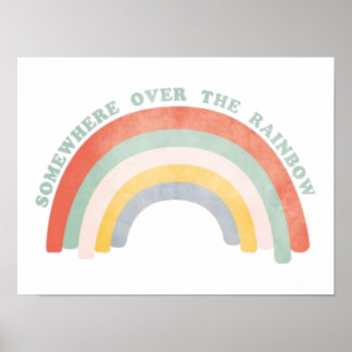 Somewhere over the rainbow  poster