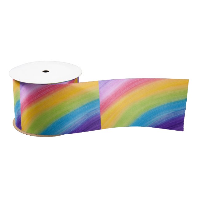 somewhere over the rainbow ribbon satin ribbon (Spool)