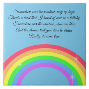 Somewhere Over The Rainbow  Tile