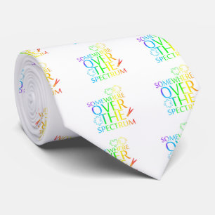 Somewhere Over The Spectrum - Autism Awareness Tie